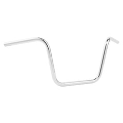 Santee Chrome 1" Ape Hanger Handlebars 12” rise, 34.5” width, 8” center Fit For Harley