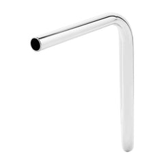 Santee Chrome 1" Ape Hanger Handlebars 12” rise, 34.5” width, 8” center Fit For Harley