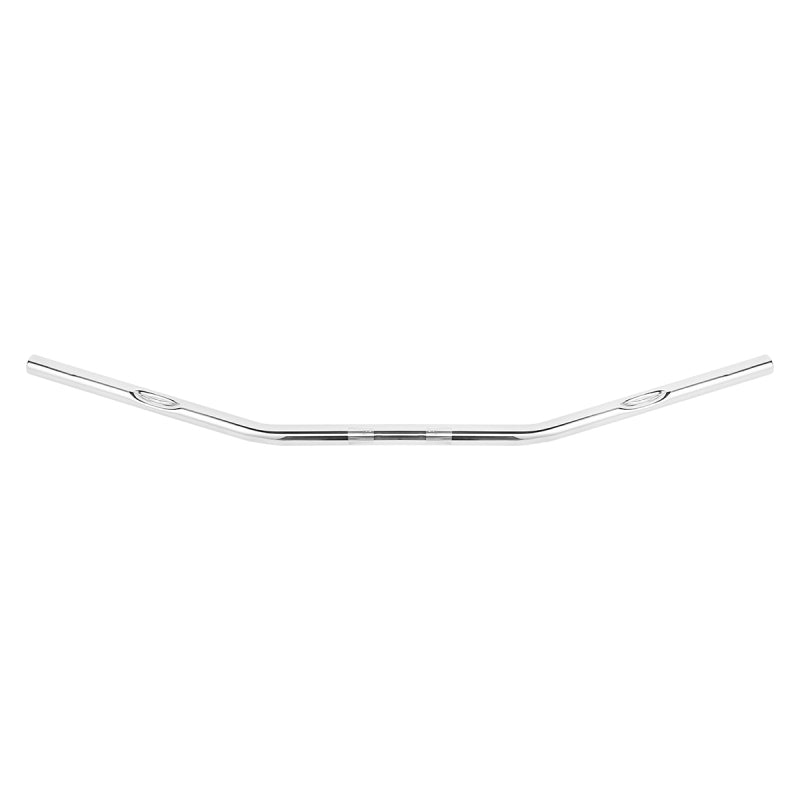 Santee 1” Steel 36" Wide Low Handlebars Chrome Fit For Harley '82-up with Wiring Recess