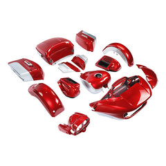 HR3 Wicked Red / Barracuda Silver 2019RGU Complete Body Fairing Kit For Harley Road Glide Limited FLTRK 15-23