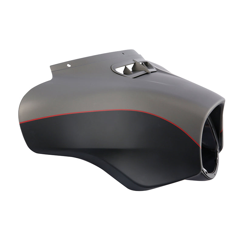 HR3 Industrial Gray Denim / Black Denim Outer Batwing Fairing Cowl Upper