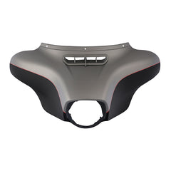 HR3 Industrial Gray Denim / Black Denim Outer Batwing Fairing Cowl Upper