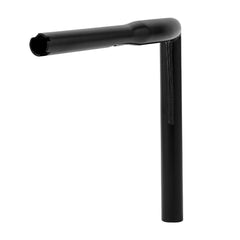 Santee 10" Rise 1.25" T-Bar Straight-Up Handlebar Chrome Gloss Black Fit For Harley 3.5 C to C Hole