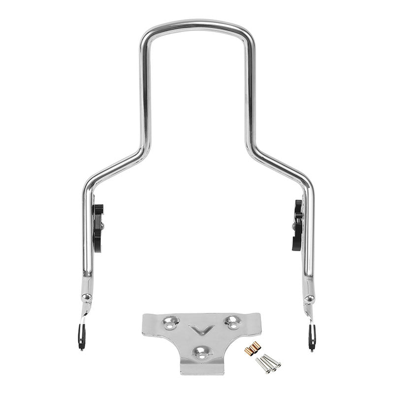 Sissy Bar Upright Detachable Sissy Bar Passenger Backrest For Harley Touring Street Glide Road King, 2009-Later