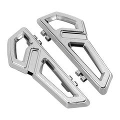 CUSTOM CHROME Empire Front Rider Driver Footboard FloorBoard Fit For Harley Touring Softail