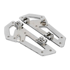 CUSTOM CHROME Empire Front Rider Driver Footboard FloorBoard Fit For Harley Touring Softail