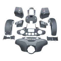 HR3 Gunship Gray Complete Body Fairing Kit For Harley Street Glide FLHX 14-23