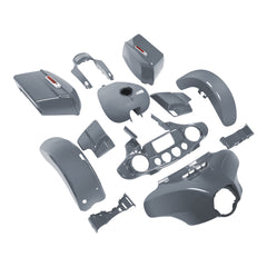 HR3 Gunship Gray Complete Body Fairing Kit For Harley Street Glide FLHX 14-23