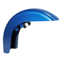HR3 Mako Shark Fade Motorcycle 18" Wide Tire Front Mudguard Fender For Harley Touring Models 2014-2023