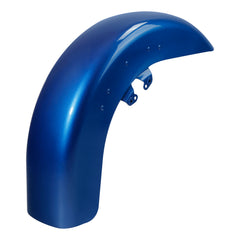 HR3 Mako Shark Fade Motorcycle 18" Wide Tire Front Mudguard Fender For Harley Touring Models 2014-2023