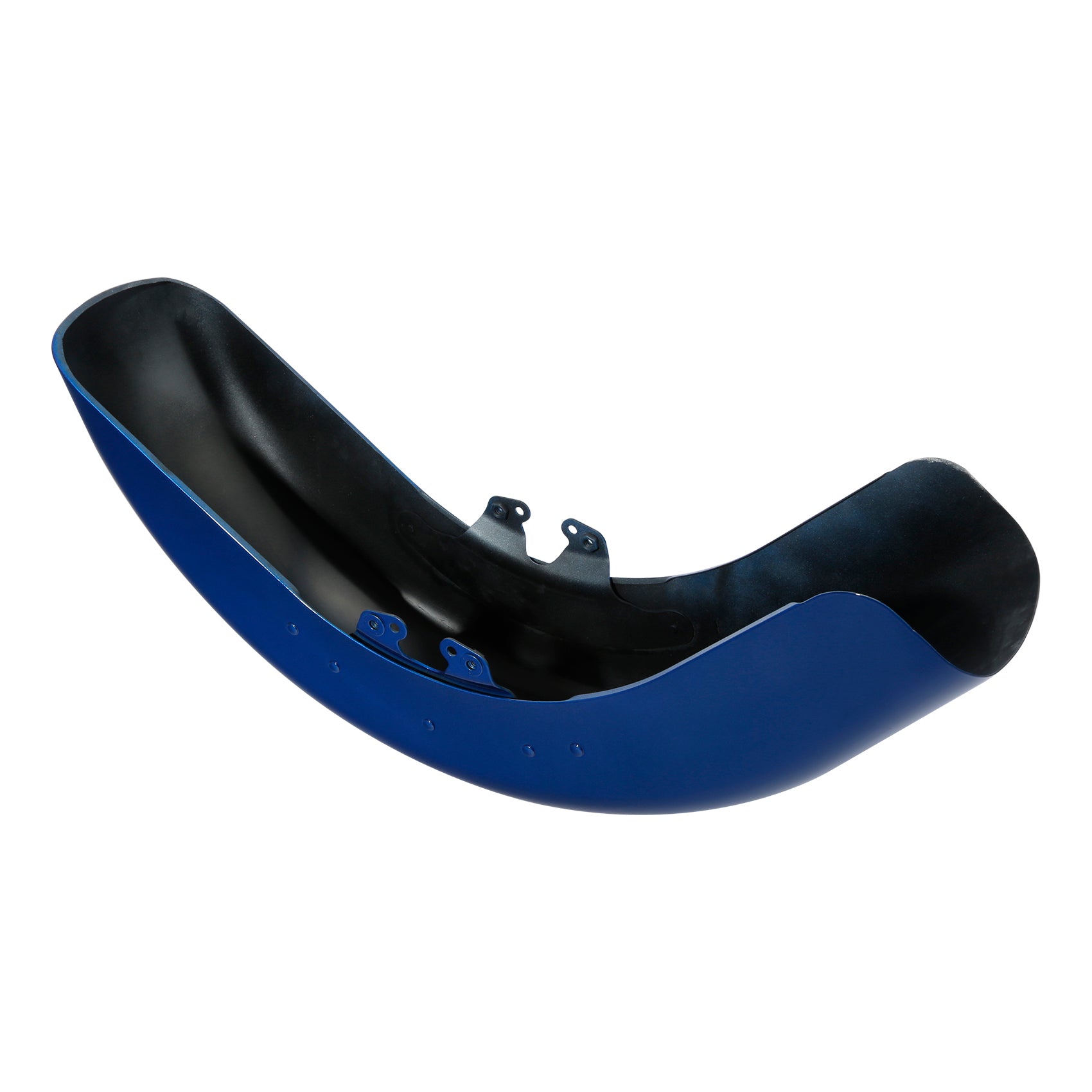 HR3 Mako Shark Fade Motorcycle 18" Wide Tire Front Mudguard Fender For Harley Touring Models 2014-2023