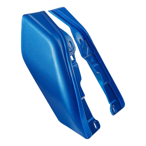 HR3 Mako Shark Fade Mid-Frame Air Deflectors For Harley Touring and Trike Models 2017-2024