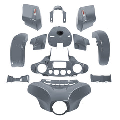 HR3 Gunship Gray Complete Body Fairing Kit For Harley Street Glide Special FLHXS 14-23