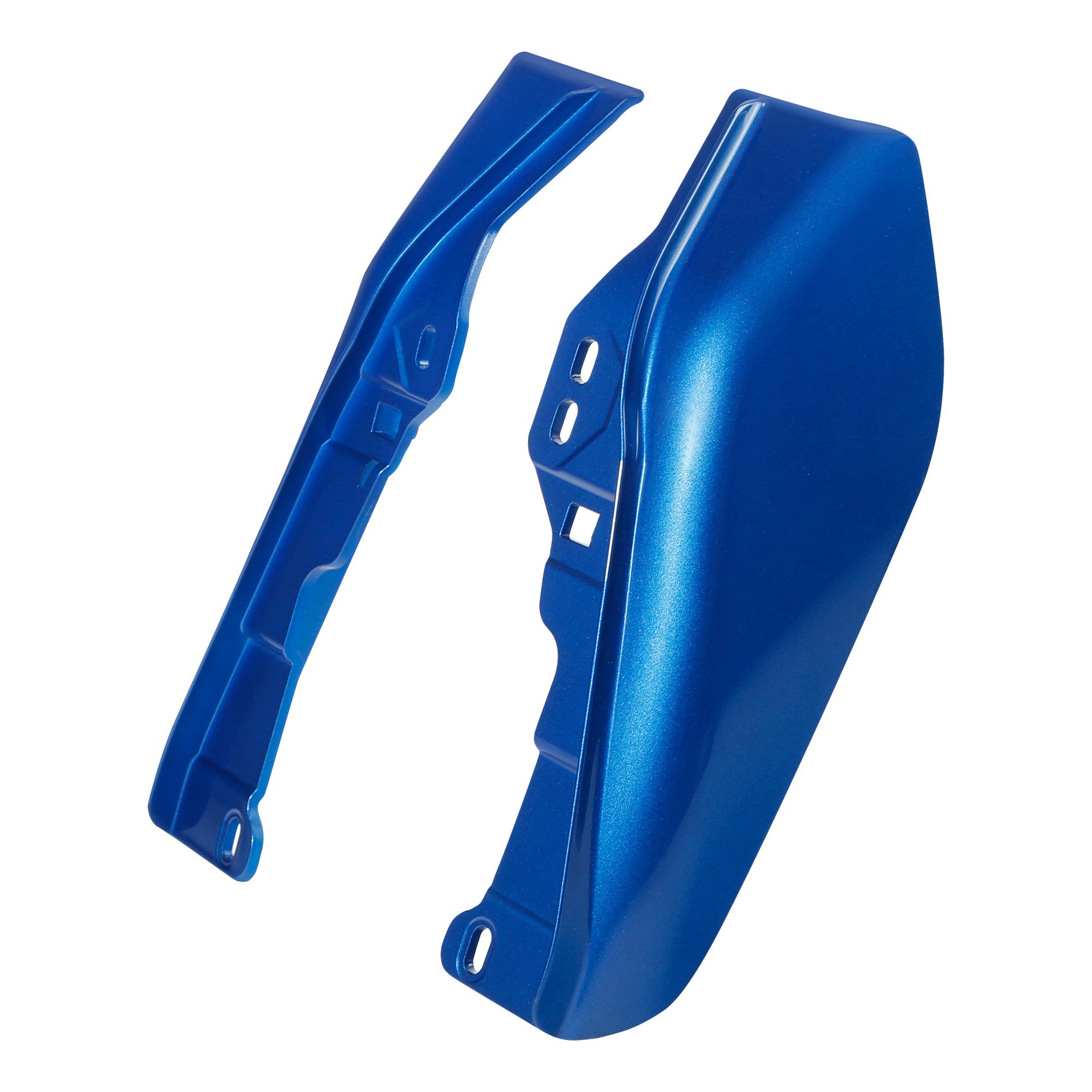 HR3 Mako Shark Fade Mid-Frame Air Deflectors For Harley Touring and Trike Models 2017-2024