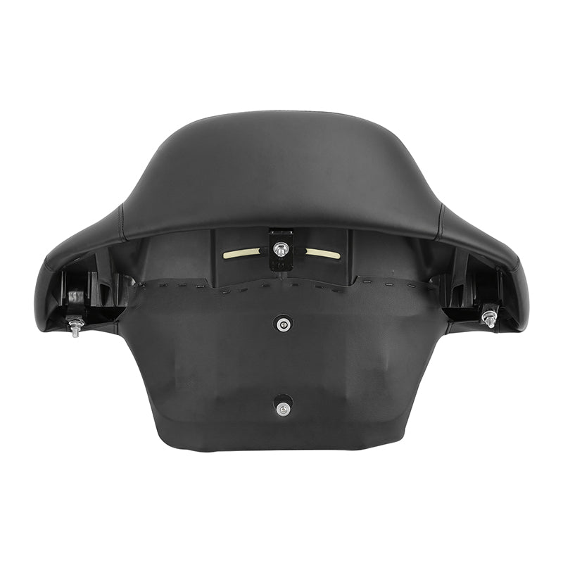 C.C. RIDER Touring Seat Driver Passenger Seat With Backrest For Harley CVO Street Glide Road King Road Glide Electra Glide, Black Red, 2014-2023