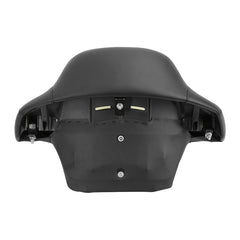 C.C. RIDER Touring Seat Driver Passenger Seat With Backrest For Harley CVO Street Glide Road King Road Glide Electra Glide, Black Red, 2014-2023