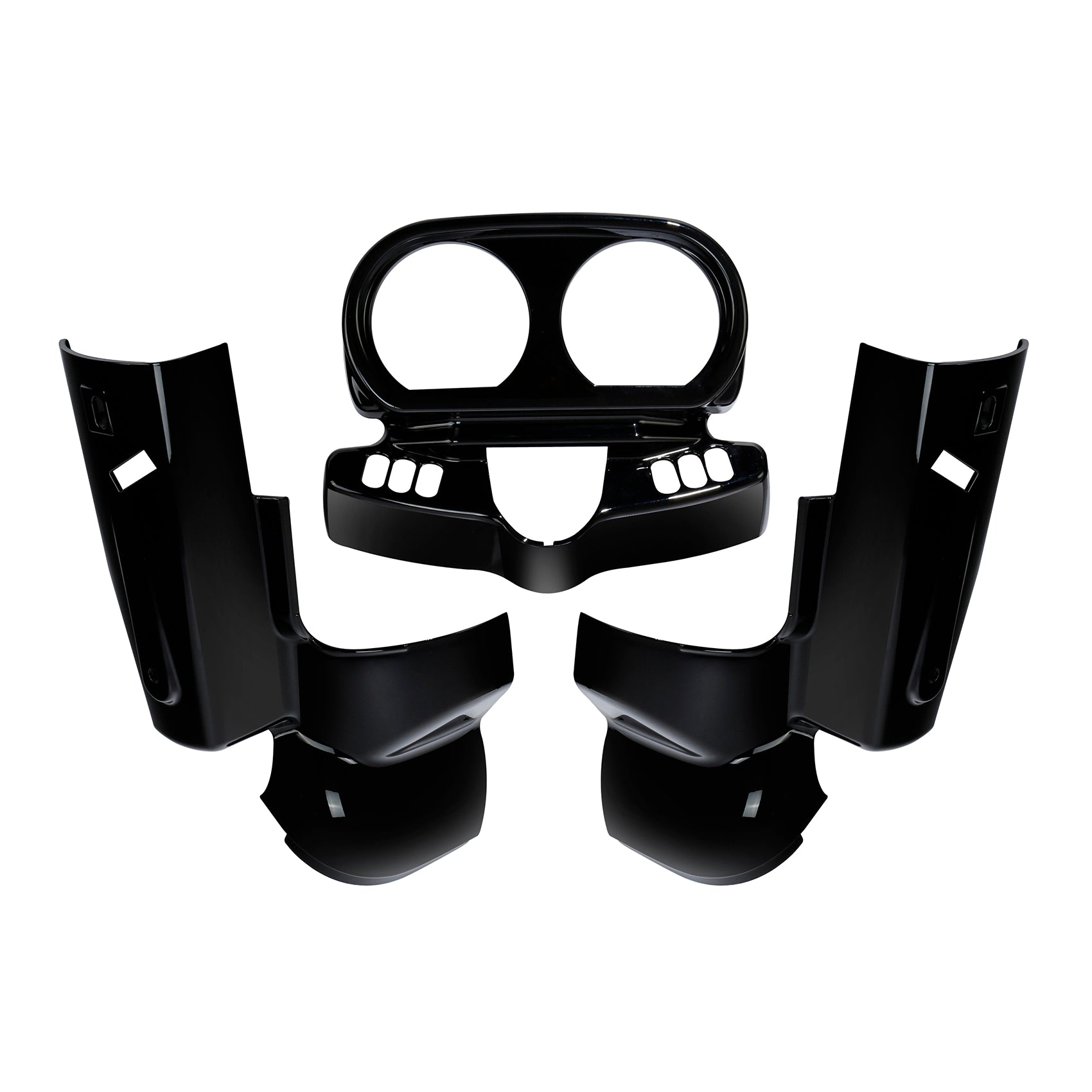 HR3 Mako Shark Fade Instrument Housing For CVO ROAD GLIDE 2019 (FLTRXSE)