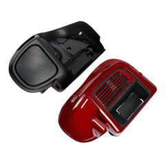 HR3 Velocity Red Sunglo Vented Lower Fairing Kit For Harley Touring Models 2014-2023 (Fits water cooled models)