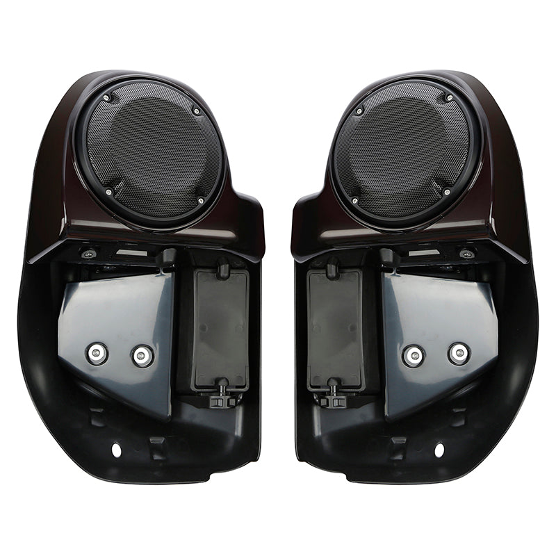 HR3 Black Forest Vented Lower Fairing Kit With 6.5" Speaker Pods For Harley Touring models 2014-2024