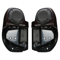 HR3 Black Forest Vented Lower Fairing Kit With 6.5" Speaker Pods For Harley Touring models 2014-2024