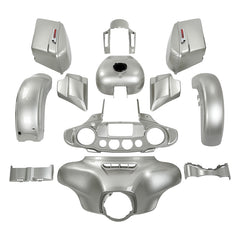 HR3 Silver Fortune Complete Body Fairing Kit For Harley Street Glide FLHX 14-23