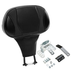 C.C. RIDER Rider Backrest 2 Up Seat Driver Backrest Pad For Harley Touring CVO Street Glide Road Glide Electra Glide Road King, 1988-2025