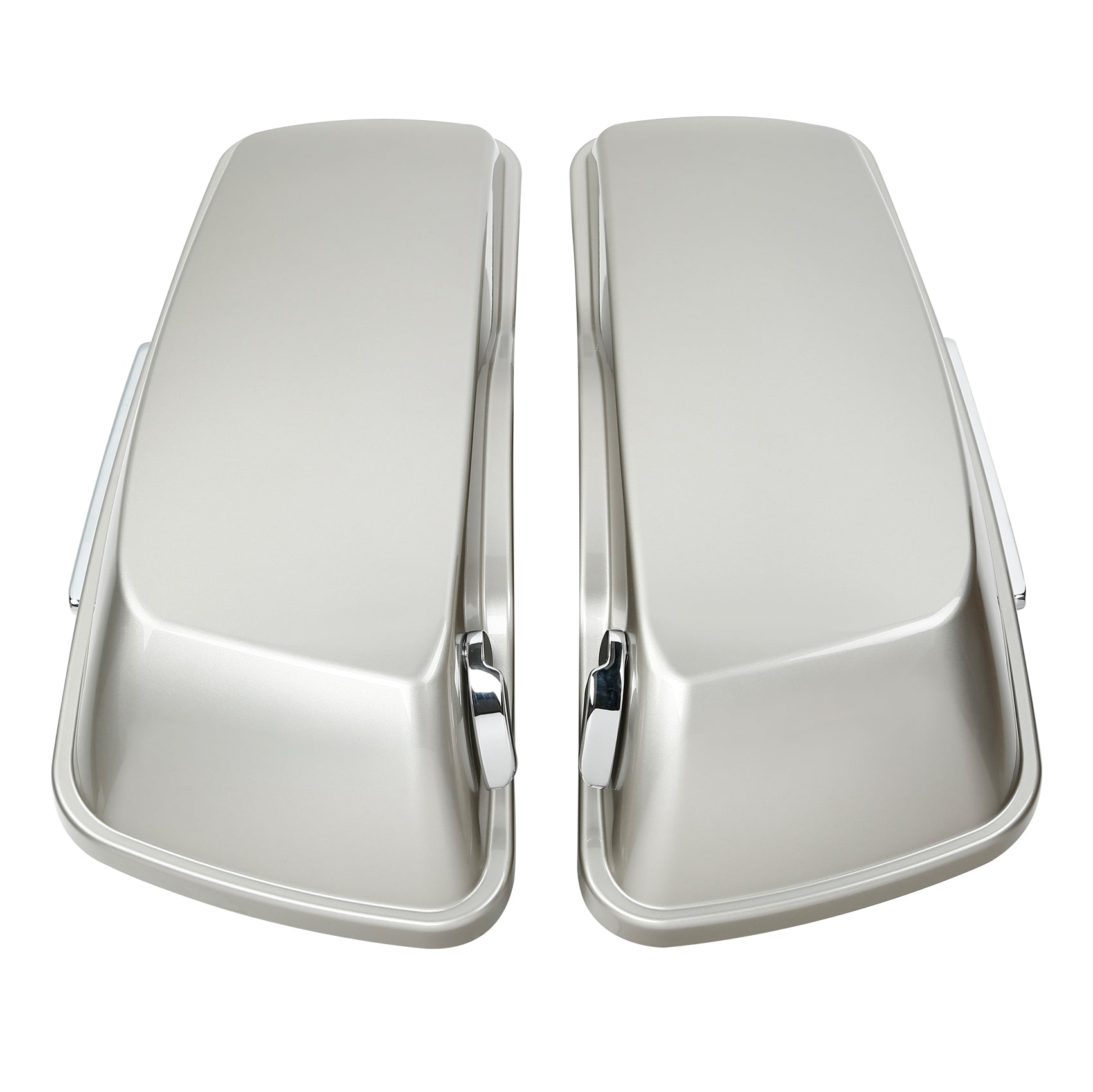 HR3 Silver Fortune Hard Saddlebags Harley Hard Bags (Regular) For 14-23 Harley Touring