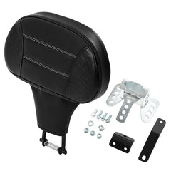 C.C. RIDER Rider Backrest 2 Up Seat Driver Backrest Pad For Harley Touring CVO Street Glide Road Glide Electra Glide Road King, 1988-2025
