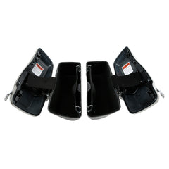 HR3 Silver Fortune Hard Saddlebags Harley Hard Bags (Regular) For 14-23 Harley Touring