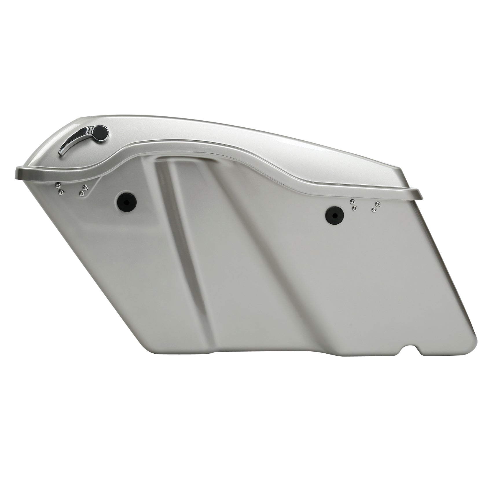HR3 Silver Fortune Hard Saddlebags Harley Hard Bags (Regular) For 14-23 Harley Touring