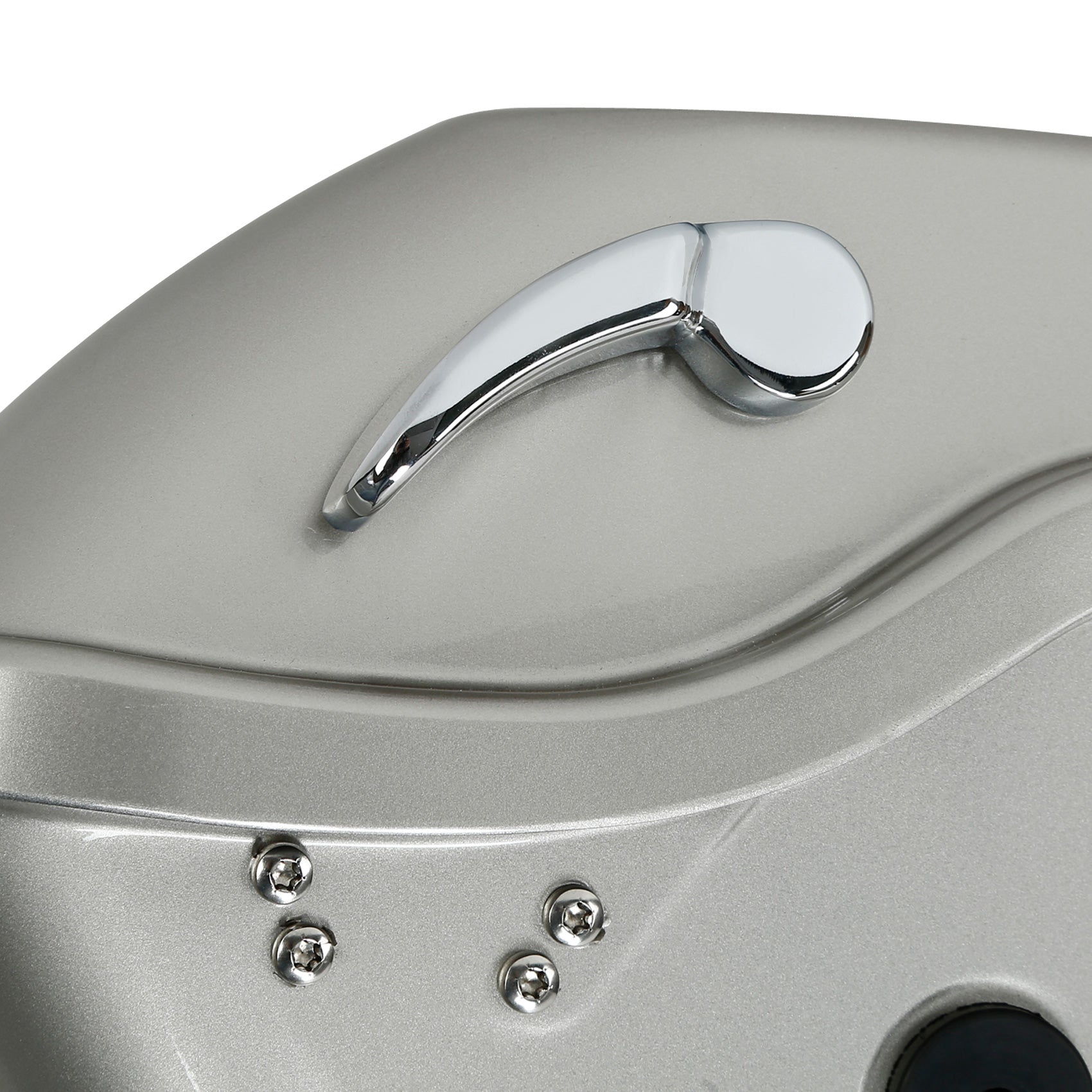 HR3 Silver Fortune Hard Saddlebags Harley Hard Bags (Regular) For 14-23 Harley Touring