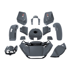 HR3 Gunship Gray Complete Body Fairing Kit For Harley Road Glide FLTRX 15-23