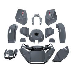 HR3 Gunship Gray Complete Body Fairing Kit For Harley Road Glide FLTRX 15-23