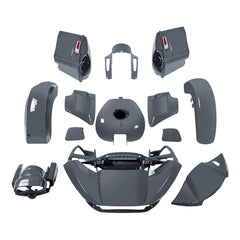 HR3 Gunship Gray Complete Body Fairing Kit For Harley CVO Road Glide FLTRXSE 15-23