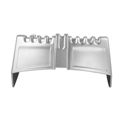 HR3 Candy Red / Silver Honeycomb Fade Harley Oil Cooler Cover For Harley Touring 2017-2023