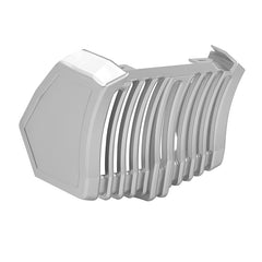 HR3 Candy Red / Silver Honeycomb Fade Harley Oil Cooler Cover For Harley Touring 2017-2023