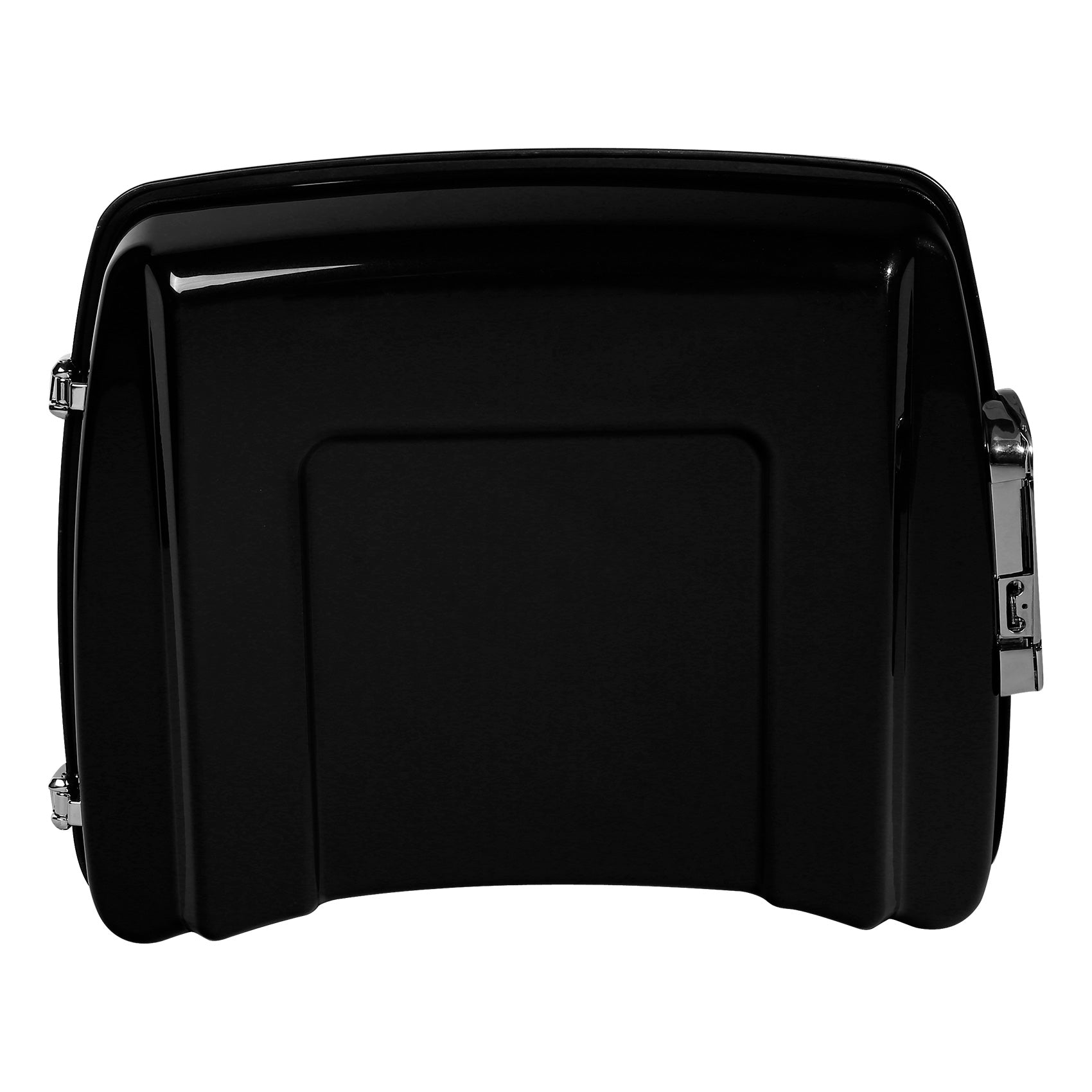HR3 Black Tempest 5.5" Razor Style Touring Trunk Luggage For 14-24 Harley Touring