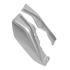 HR3 Candy Red / Silver Honeycomb Fade Mid Frame Air Heat Deflectors For Harley Touring and Trike Models 09-24