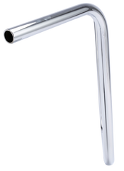 Santee Chrome 1" Ape Hanger Handlebars 16” rise, 34.5” width, 8” center Fit For Harley