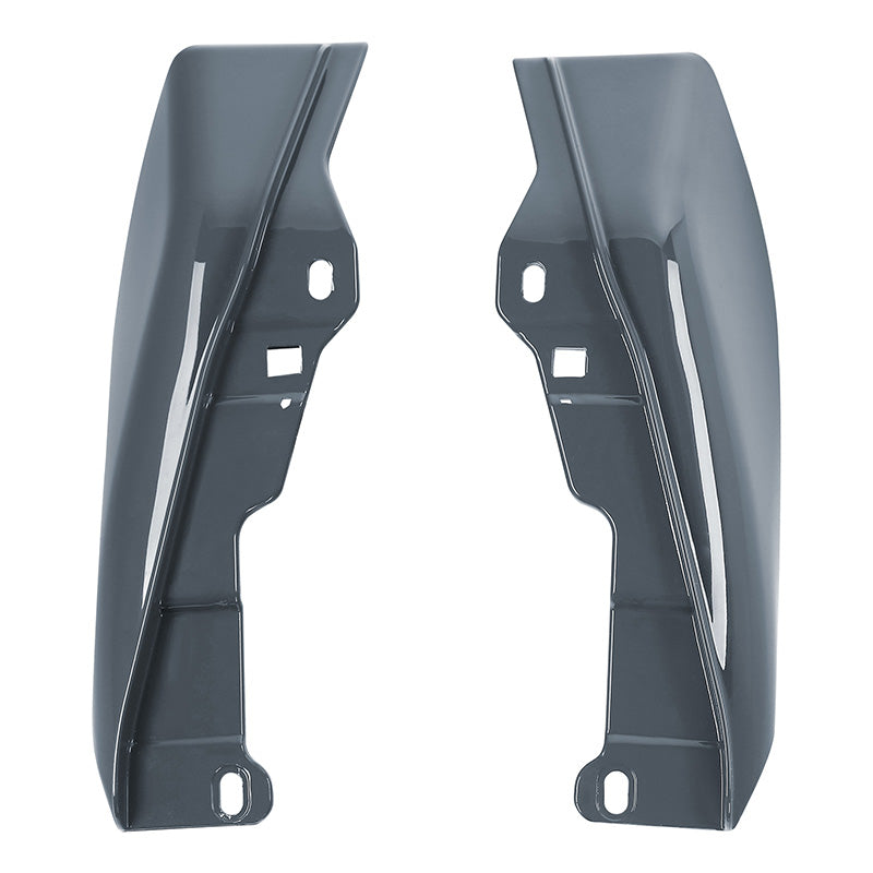 HR3 Gunship Gray Mid Frame Air Heat Deflectors For Harley Touring and Trike Models 09-24
