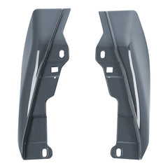 HR3 Gunship Gray Mid Frame Air Heat Deflectors For Harley Touring and Trike Models 09-24
