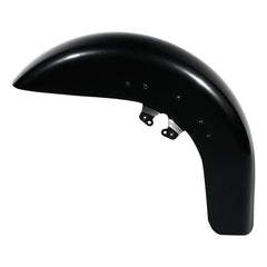 HR3 Black Tempest Motorcycle 18" Wide Tire Front Mudguard Fender For Harley Touring Models 2014-2023