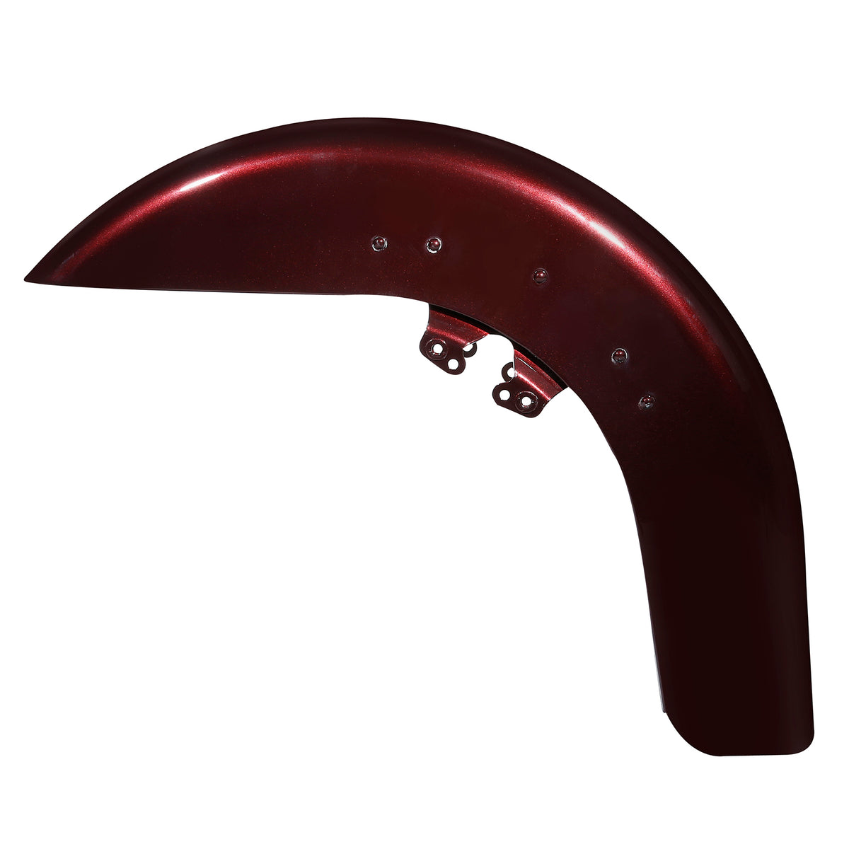 HR3 Twisted Cherry Motorcycle 18" Wide Tire Front Mudguard Fender For Harley Touring Models 2014-2023