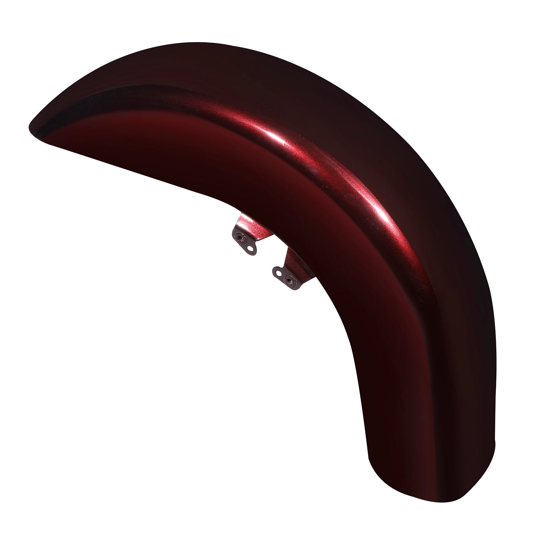 HR3 Twisted Cherry Motorcycle 18" Wide Tire Front Mudguard Fender For Harley Touring Models 2014-2023