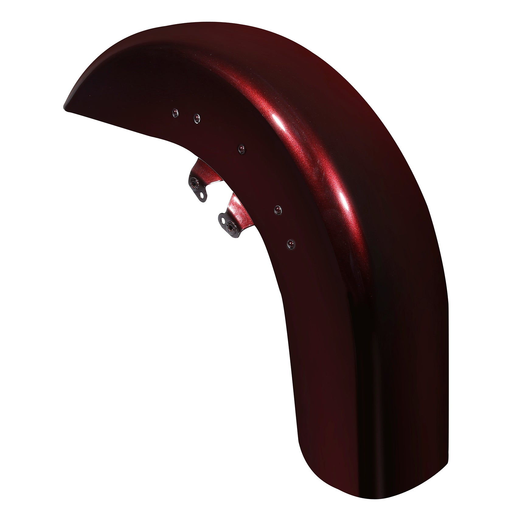 HR3 Twisted Cherry Motorcycle 18" Wide Tire Front Mudguard Fender For Harley Touring Models 2014-2023