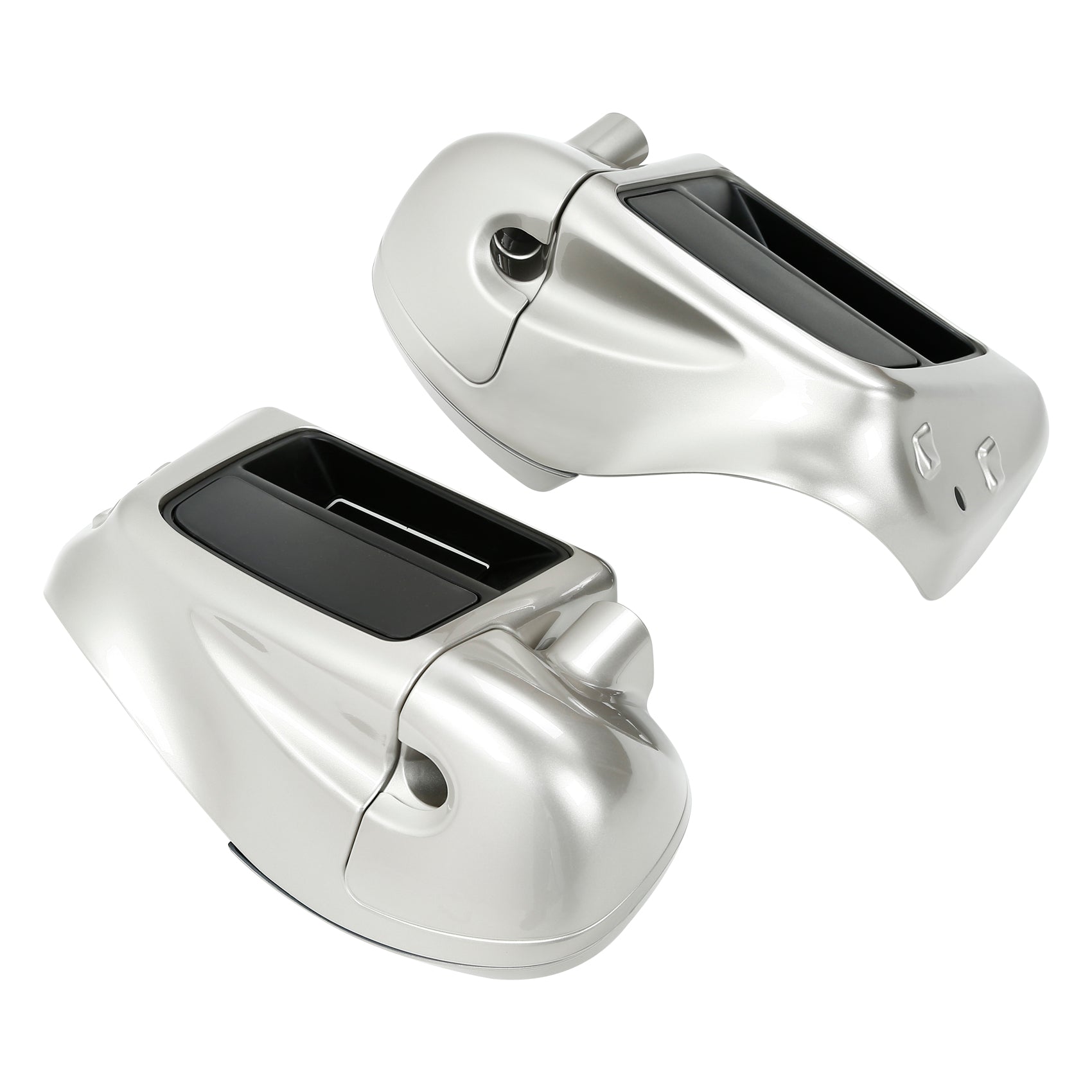 HR3 Silver Fortune Vented Lower Fairing Kit With 6.5" Speaker Pods For Harley Touring models 2014-2024