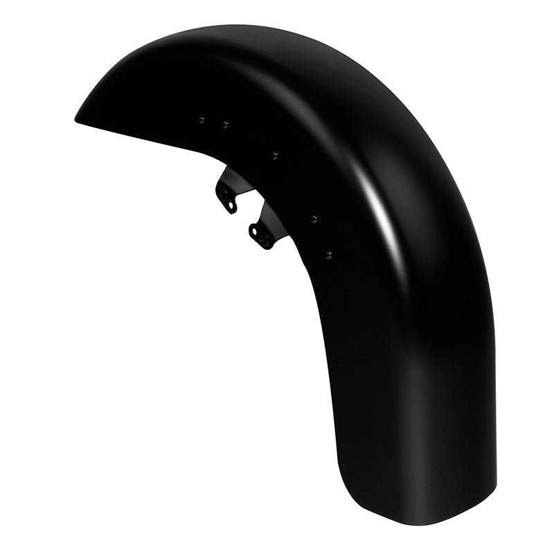 HR3 Black Denim Motorcycle 18" Wide Tire Front Mudguard Fender For Harley Touring Models 2014-2023