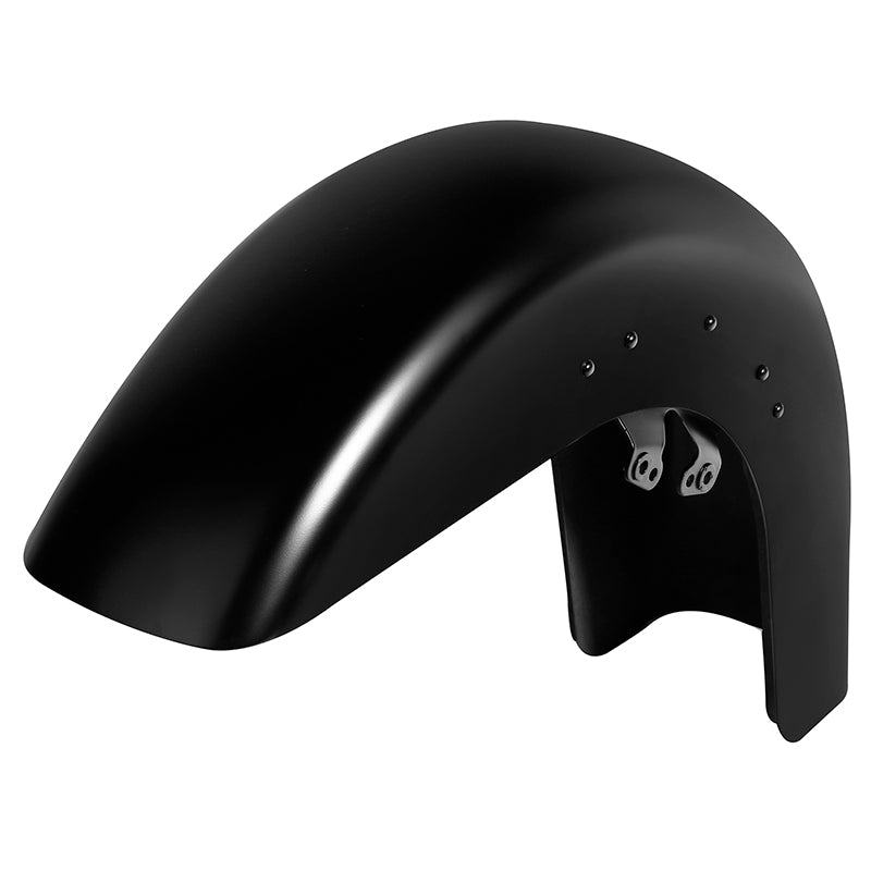 HR3 Black Denim Motorcycle 18" Wide Tire Front Mudguard Fender For Harley Touring Models 2014-2023