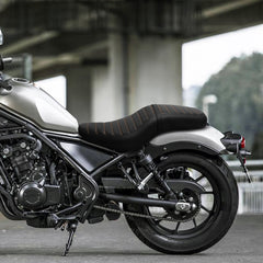 C.C. RIDER Honda Rebel 300 CMX300 Front And Rear Seat Orange Stitiching, 2017-2024