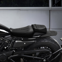 C.C. RIDER Sportster Seat 2 Piece Seat Driver And Passegner Seat Black Carbon Fiber Fit For Harley Sportster S RH1250S 2021-Later